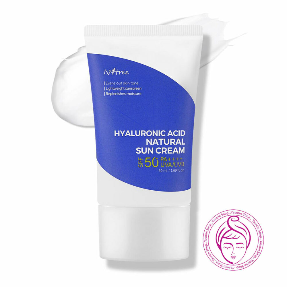 کرم ضد آفتاب آبرسان هیالورونیک اسید ایزنتری IsNtree Hyaluronic Acid Natural Sun Cream SPF50