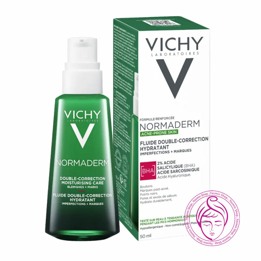 کرم مرطوب کننده و ضد جوش نرمادرم ویشی Vichy Normaderm Fluide Double Correction Hydratant