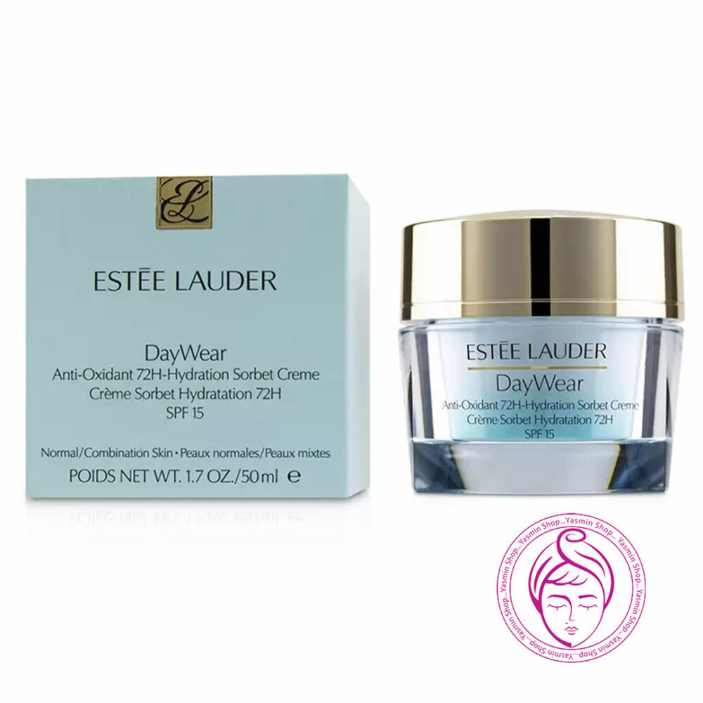 کرم آبرسان 72 ساعته دی ویر استی لودر Estee Lauder DayWear Anti-Oxidant 72H-Hydration Sorbet Creme SPF15 50ml