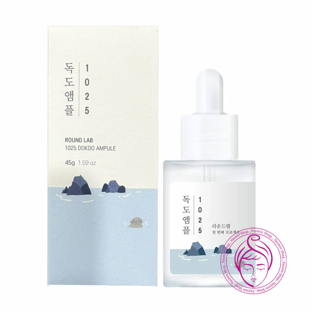 آمپول آبرسان و مرطوب کننده دوکدو راندلب Round Lab Dokdo Moisturizing Ampoule