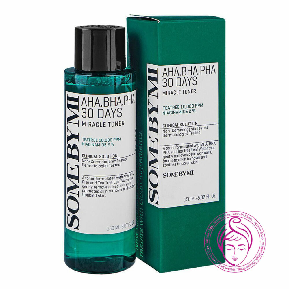 تونر ضد جوش 30 روزه میراکل سام بای می Some By Mi AHA BHA PHA 30 Days Miracle Toner 150ml