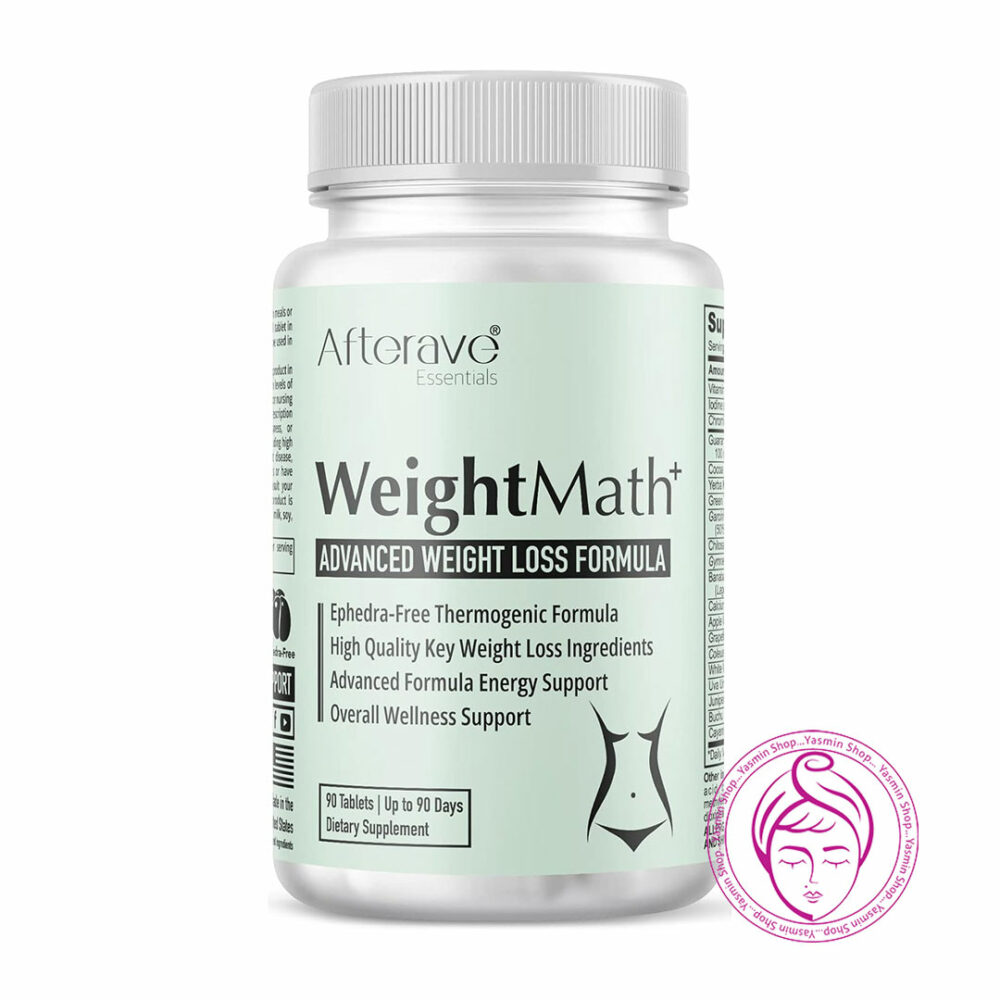 مکمل لاغری ویت مث پلاس افترایو Afterave WeightMath Advanced Weight Loss Formula