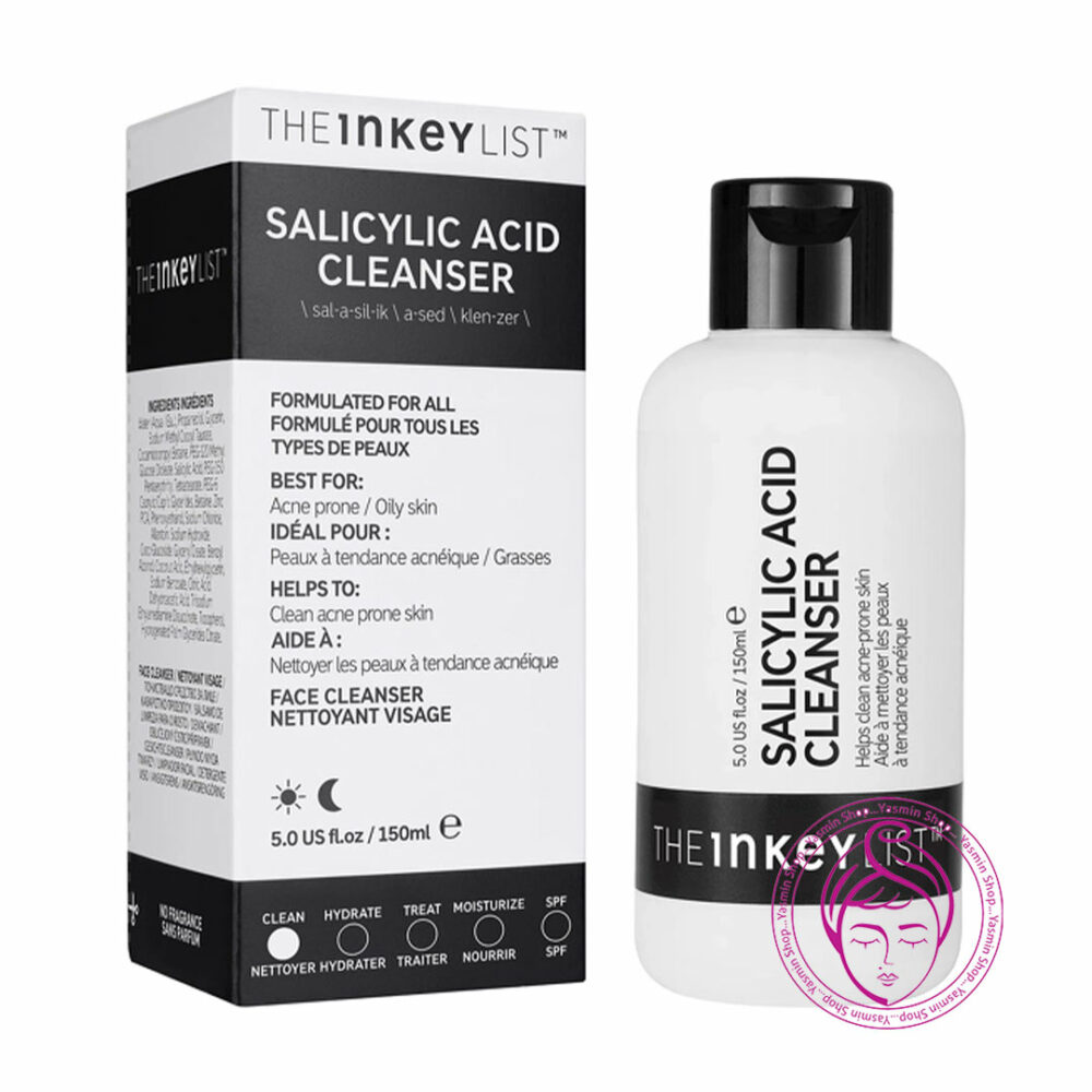 ژل شستشوی ضد جوش سالیسیلیک اسید اینکی لیست The INKEY List Salicylic Acid Cleanser 150ml