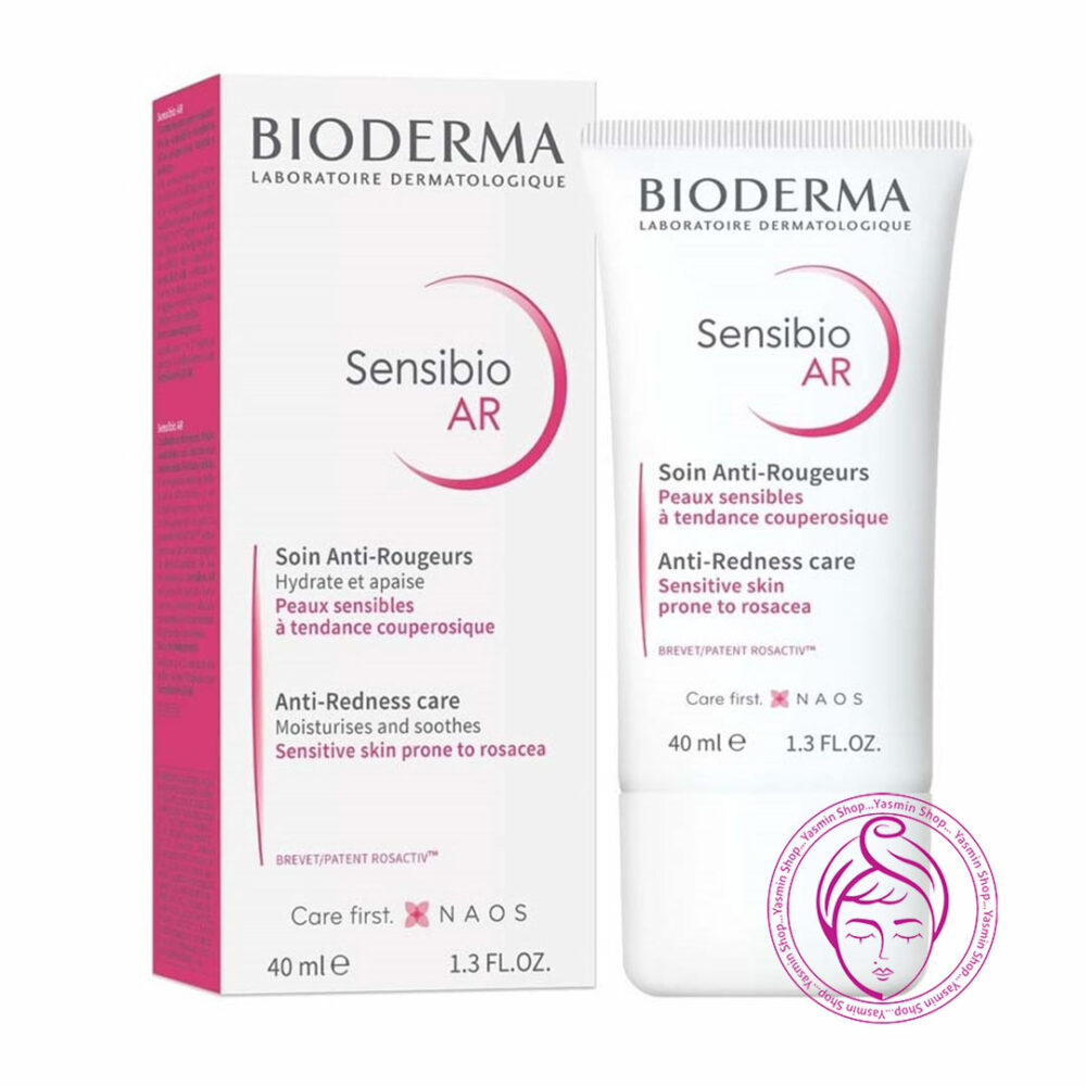 کرم ضد قرمزی و آرامش‌ بخش پوست حساس بایودرما Bioderma Sensibio AR Anti-Redness Cream 40ml