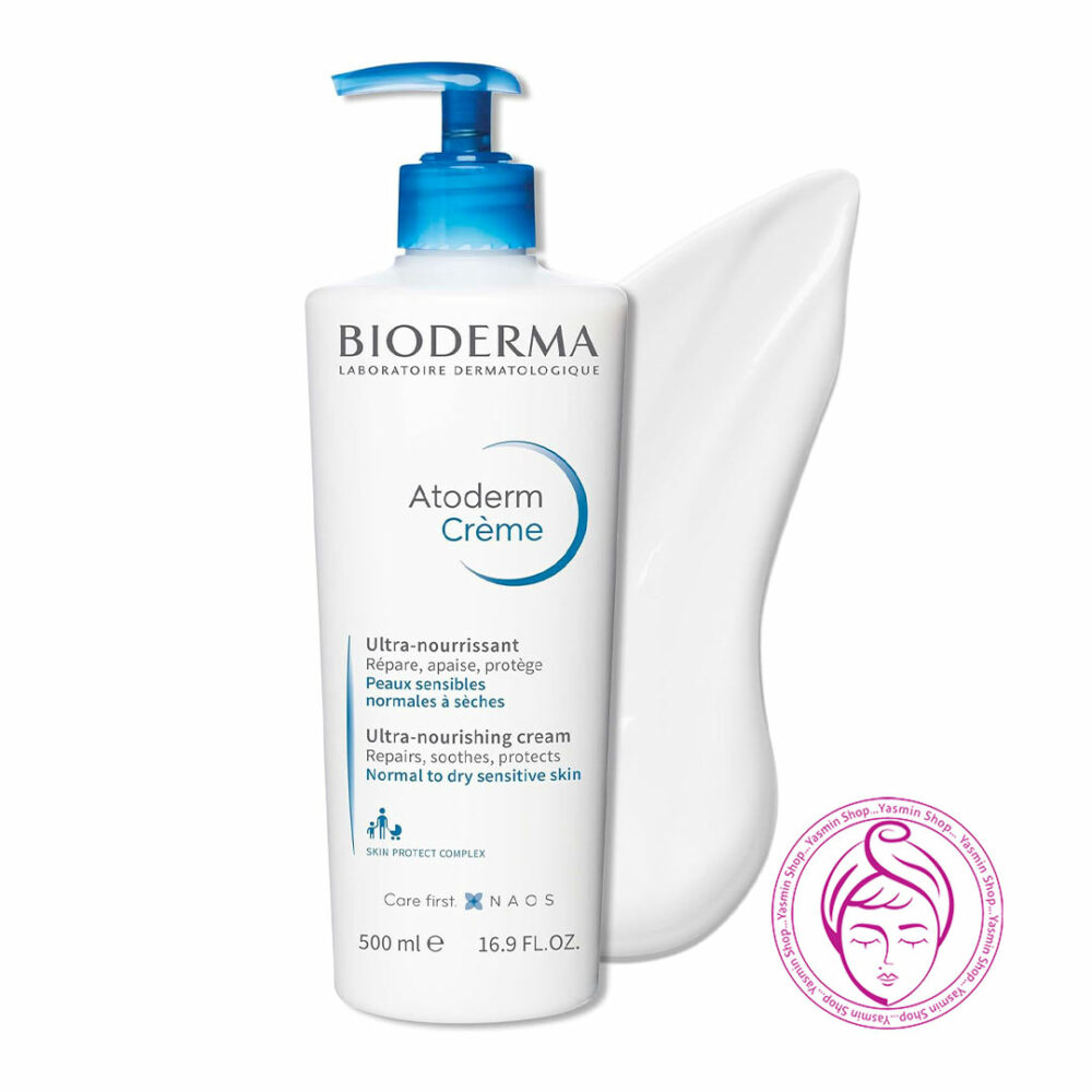 کرم مرطوب کننده صورت و بدن بایودرما مخصوص پوست خشک و حساس Bioderma Atoderm Creme Ultra