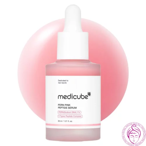 سرم صورتی روشن کننده و پپتاید مدی کیوب MEDICUBE PDRN PINK PEPTIDE SERUM