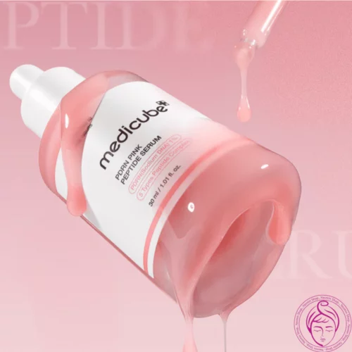 سرم صورتی روشن کننده و پپتاید مدی کیوب MEDICUBE PDRN PINK PEPTIDE SERUM