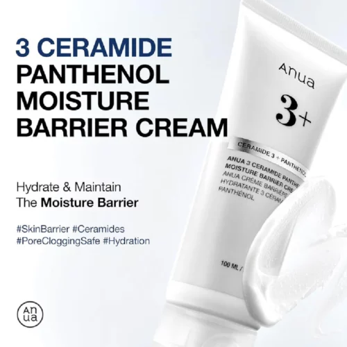 کرم 3سراماید پنتنول آنوا مرطوب کننده و تقویت کننده سد دفاعی پوستAnua 3 Ceramide Panthenol Moisture Barrier Cream